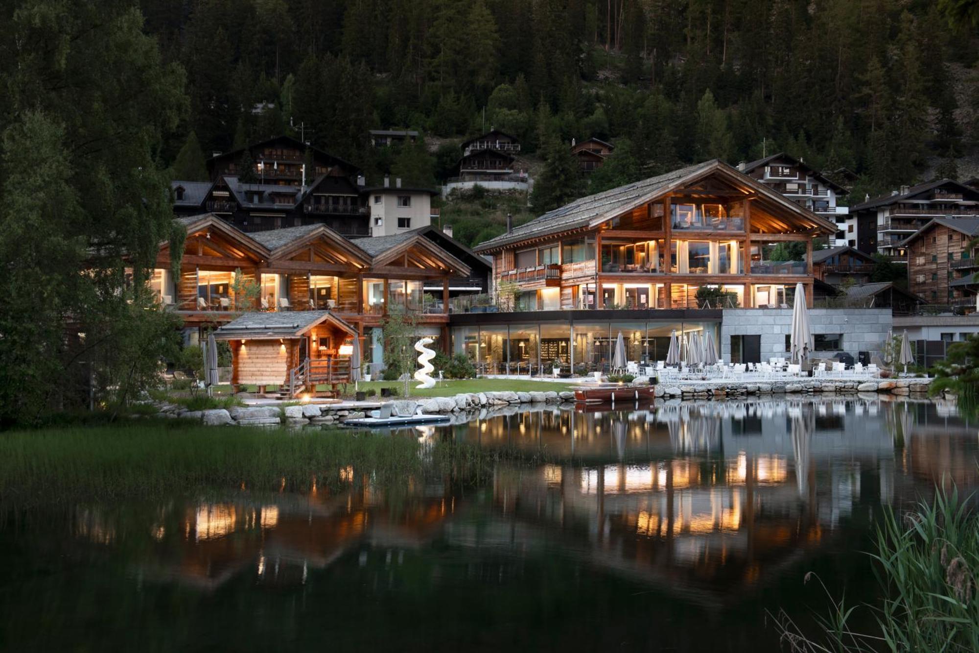 Hotel Au Club Alpin Champex-Lac Exteriér fotografie