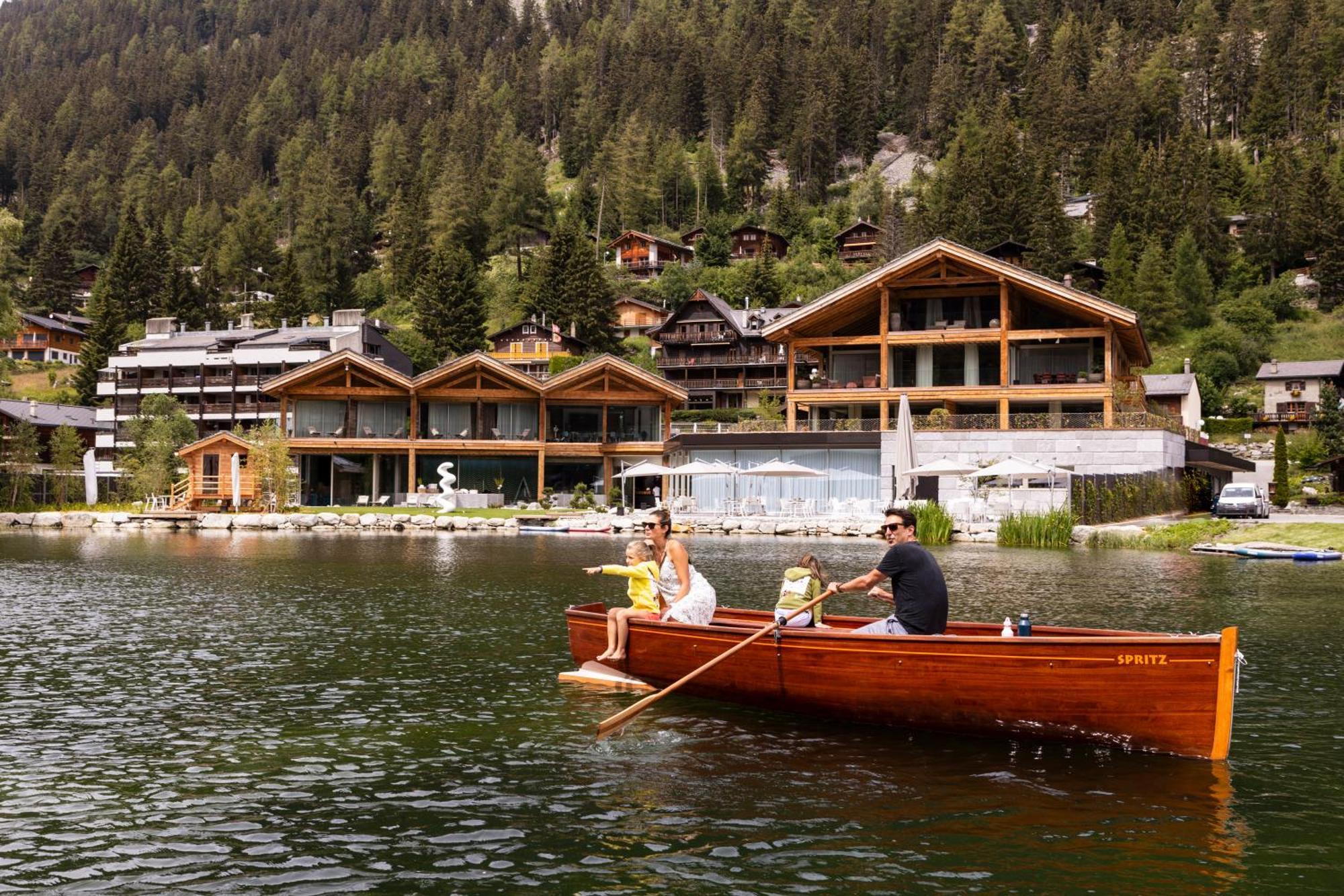 Hotel Au Club Alpin Champex-Lac Exteriér fotografie